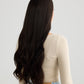 NATURAL DARKEST BRUNETTE // TOPPER // 26 INCHES // 8x8 CAP