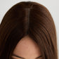 DARK GOLDEN BRUNETTE // TOPPER // 24 INCHES // 8x8 CAP
