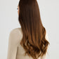 DARK GOLDEN BRUNETTE // TOPPER // 24 INCHES // 8x8 CAP