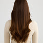DARK GOLDEN BRUNETTE // TOPPER // 24 INCHES // 8x8 CAP