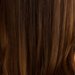 DARK GOLDEN BRUNETTE // TOPPER // 24 INCHES // 8x8 CAP