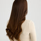 DARK GOLDEN BRUNETTE // TOPPER // 24 INCHES // 8x8 CAP