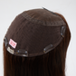 Neutral Medium Brunette 9x9 24 Inches Topper