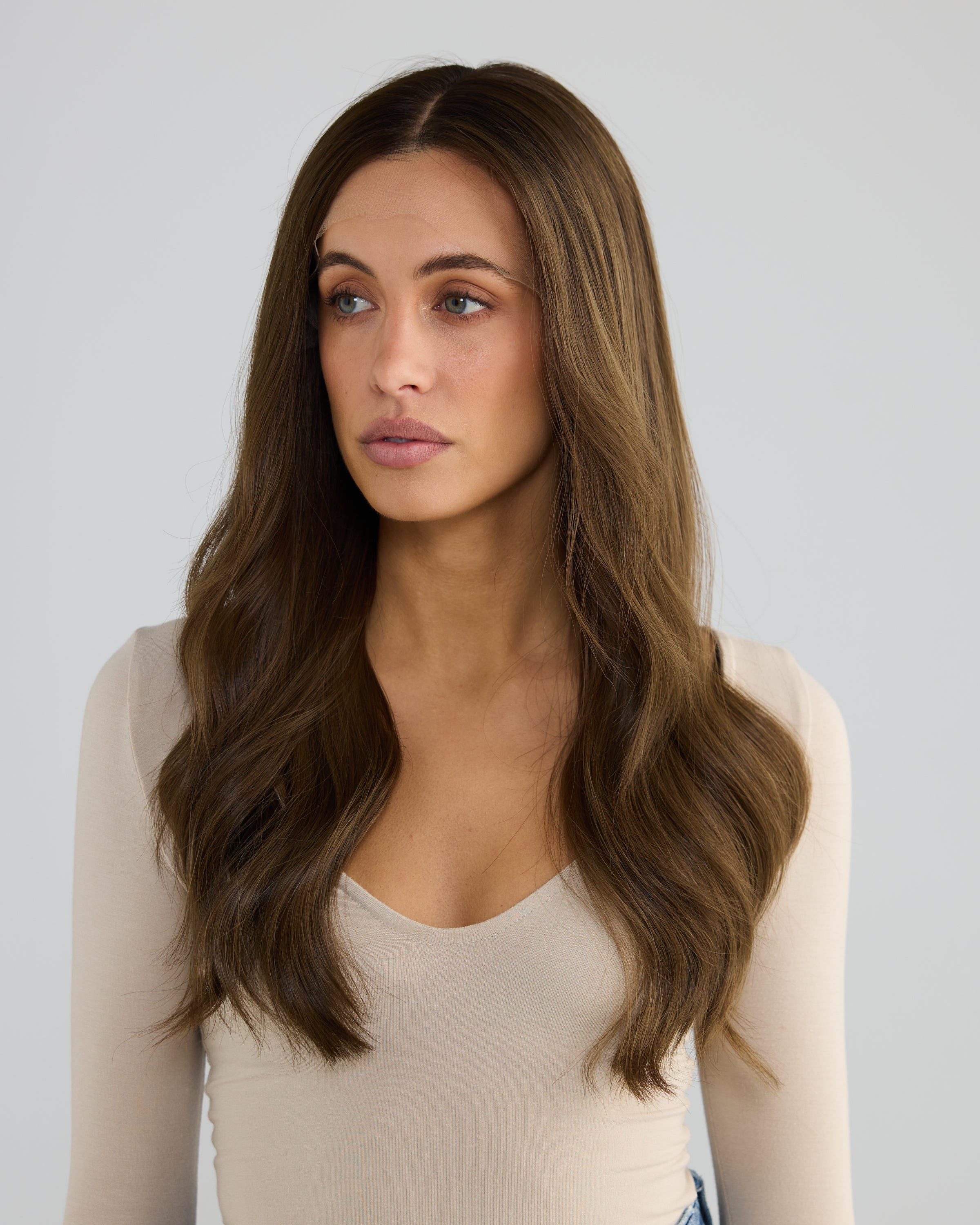 Milky Brunette - Small / 24 inch // Exclusive Lace Wig