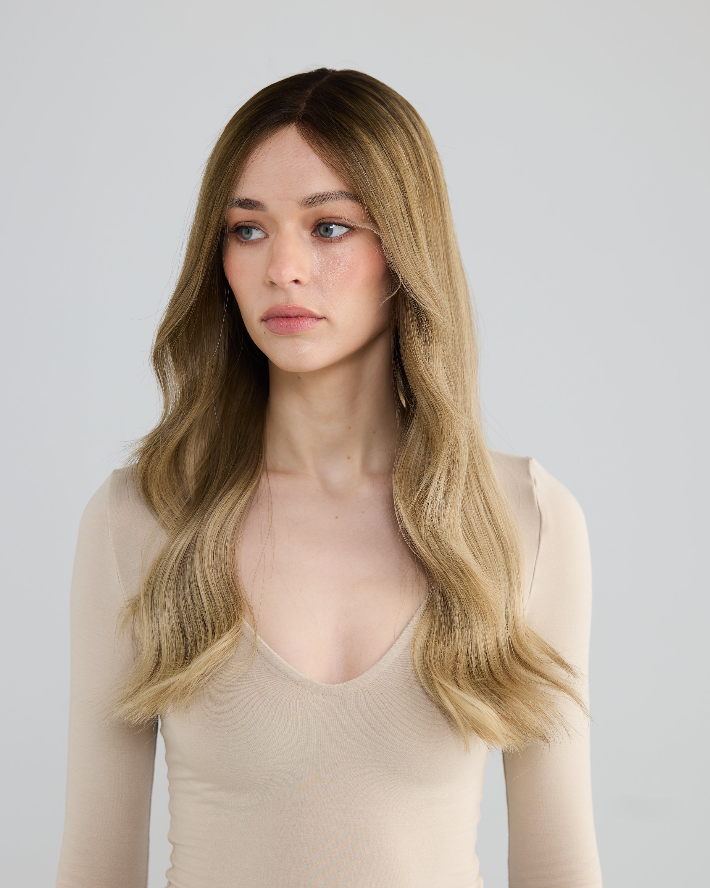 Whipped Taupe - Small / 24 inch // Exclusive Lace Wig