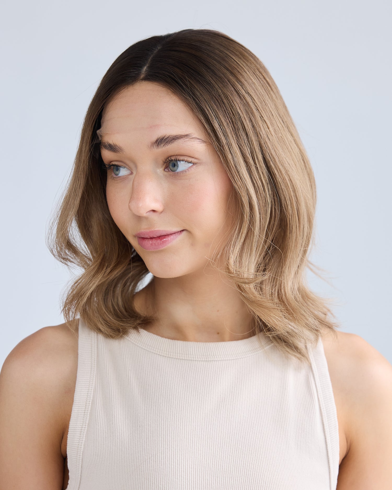 Second Chance // Ash Brunette Melt // S Cap // Luxe Wig // 16 Inches