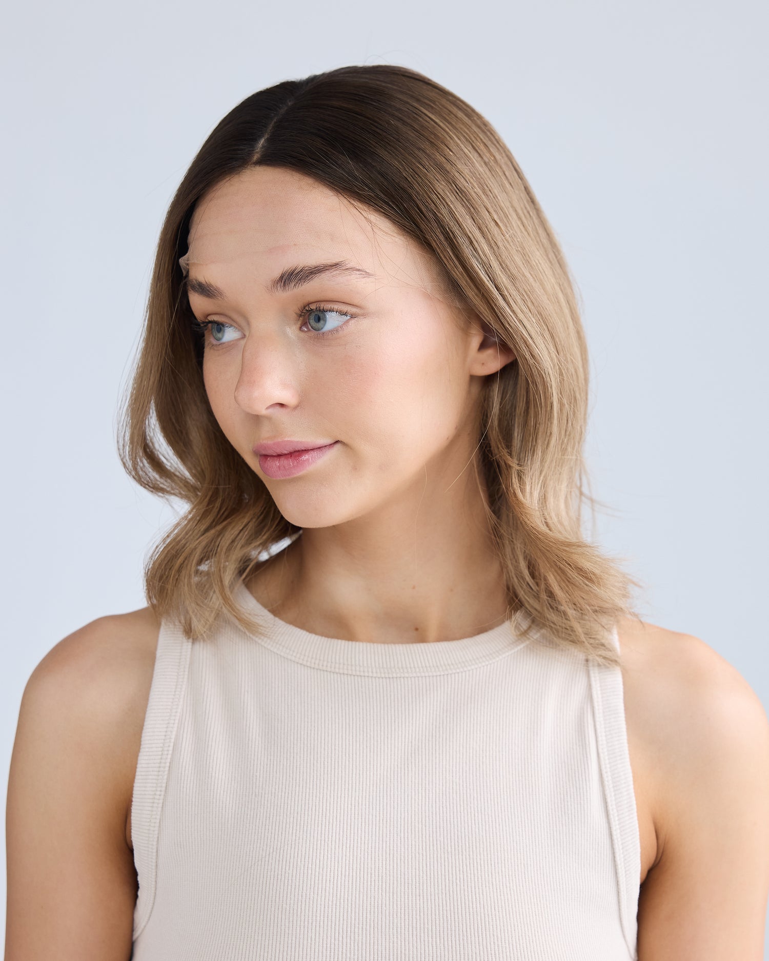 Second Chance // Ash Brunette Melt // S Cap // Luxe Wig // 16 Inches