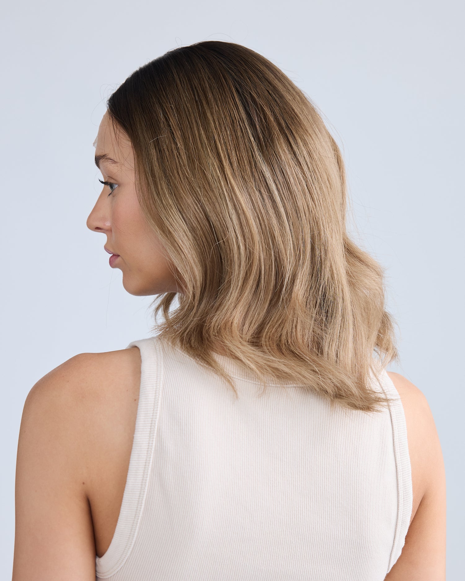 Second Chance // Ash Brunette Melt // S Cap // Luxe Wig // 16 Inches