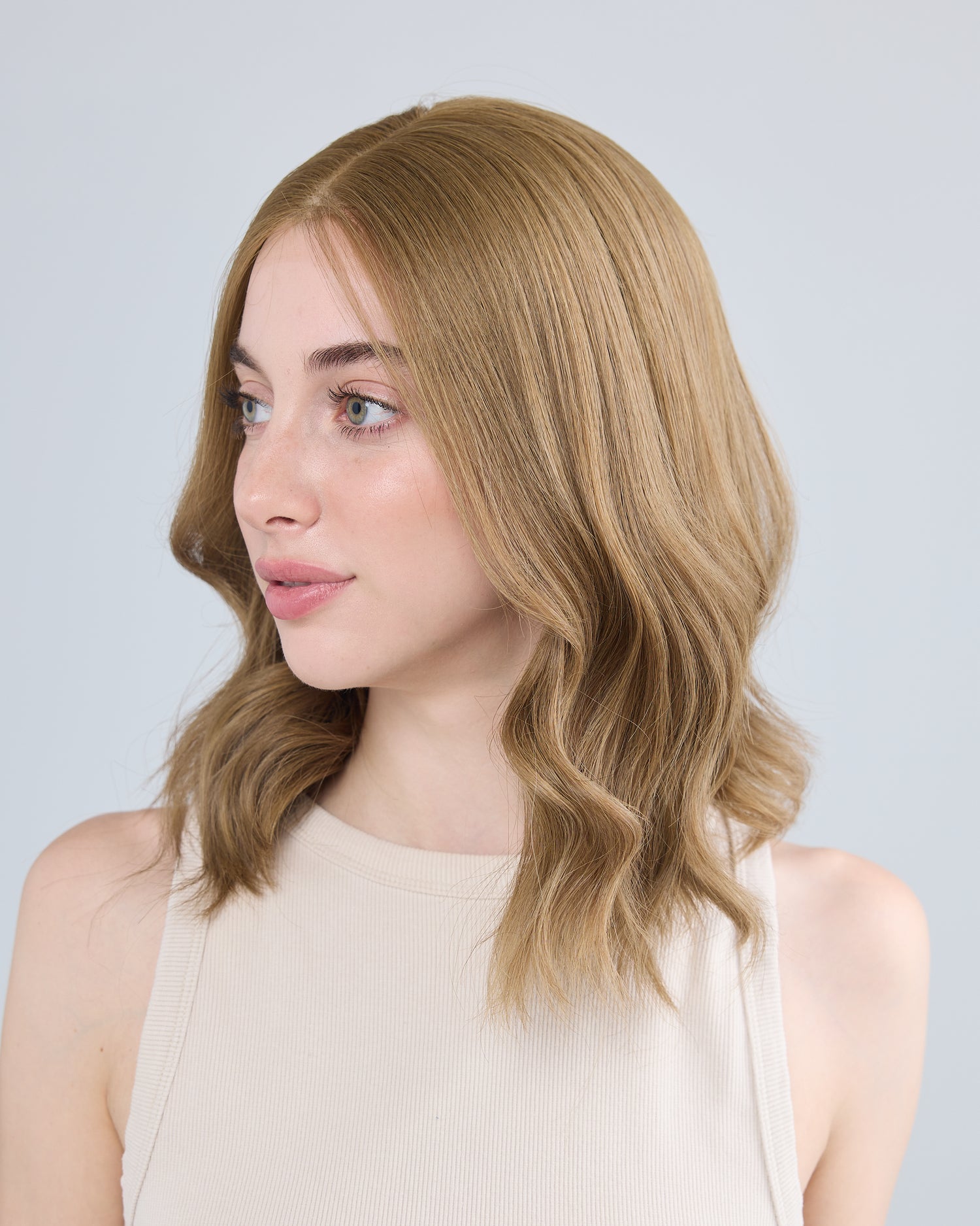 Second Chance // Dark Honey Blonde // S Cap // Luxe Wig // 16 Inches