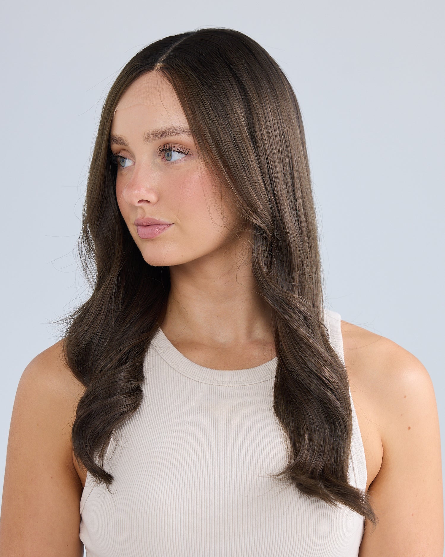 Second Chance // Classic Brunette // XS Cap // Luxe Wig // 22 Inches