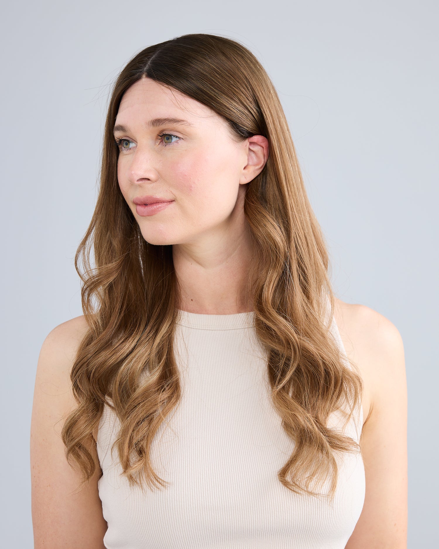 WARM BRONDE MELT // GAME CHANGER WIG // 24 INCHES // M CAP