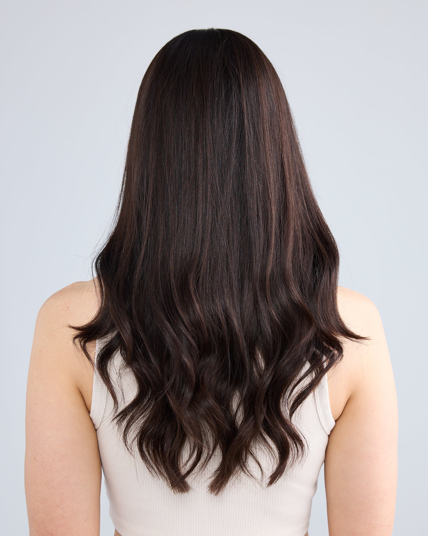 NATURAL DARKEST BRUNETTE // GAME CHANGER WIG // 24 INCHES // M CAP