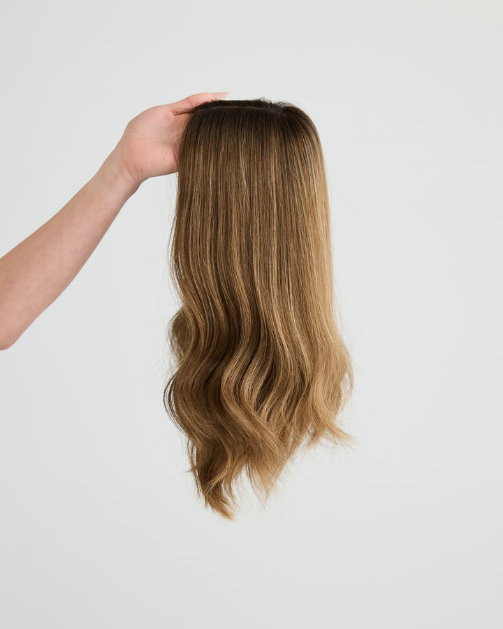 COFFEE SWIRL // GAME CHANGER WIG // 16 INCHES // S CAP