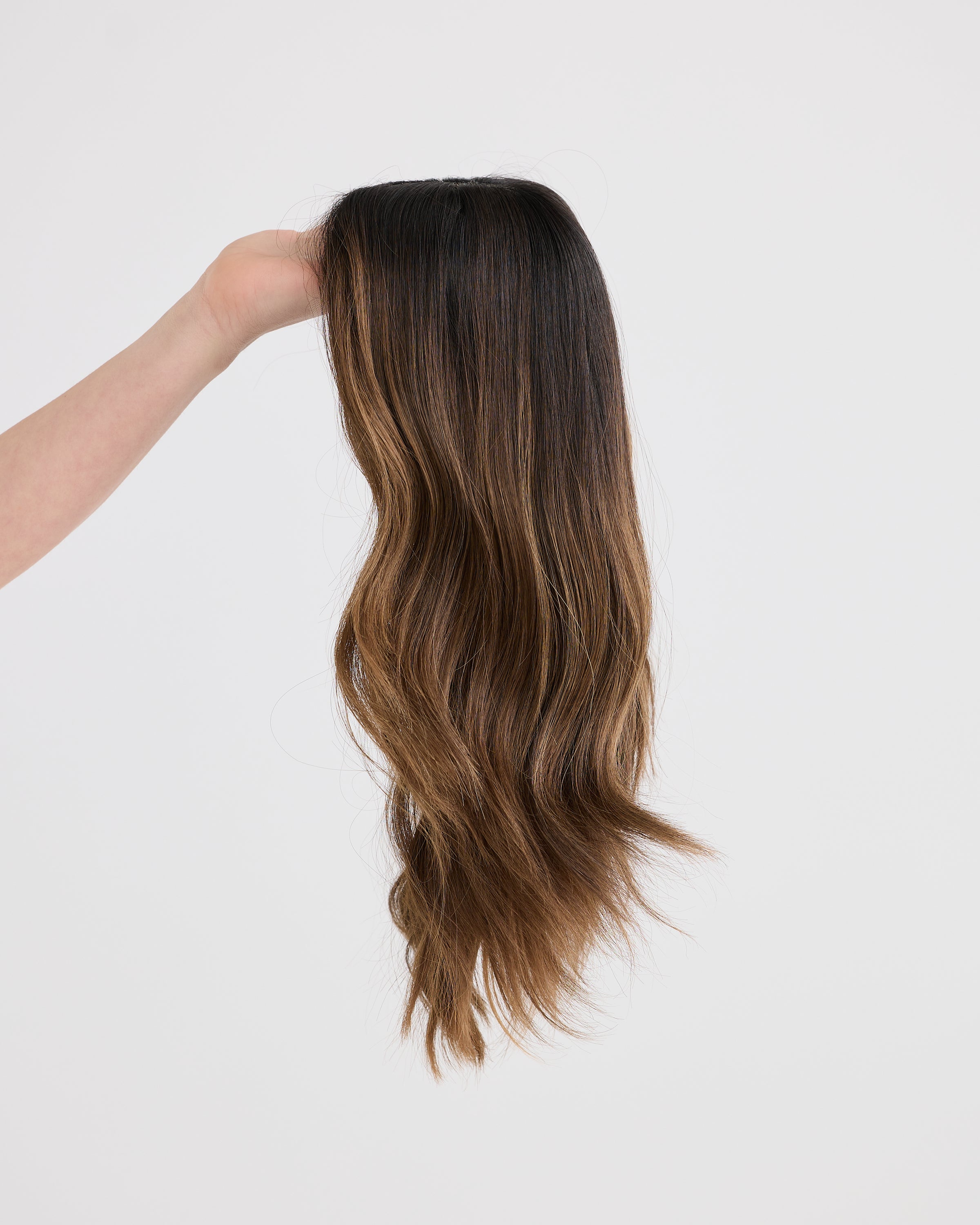 DARK MOCHA BALAYAGE // GAME CHANGER WIG // 16 INCHES // M CAP