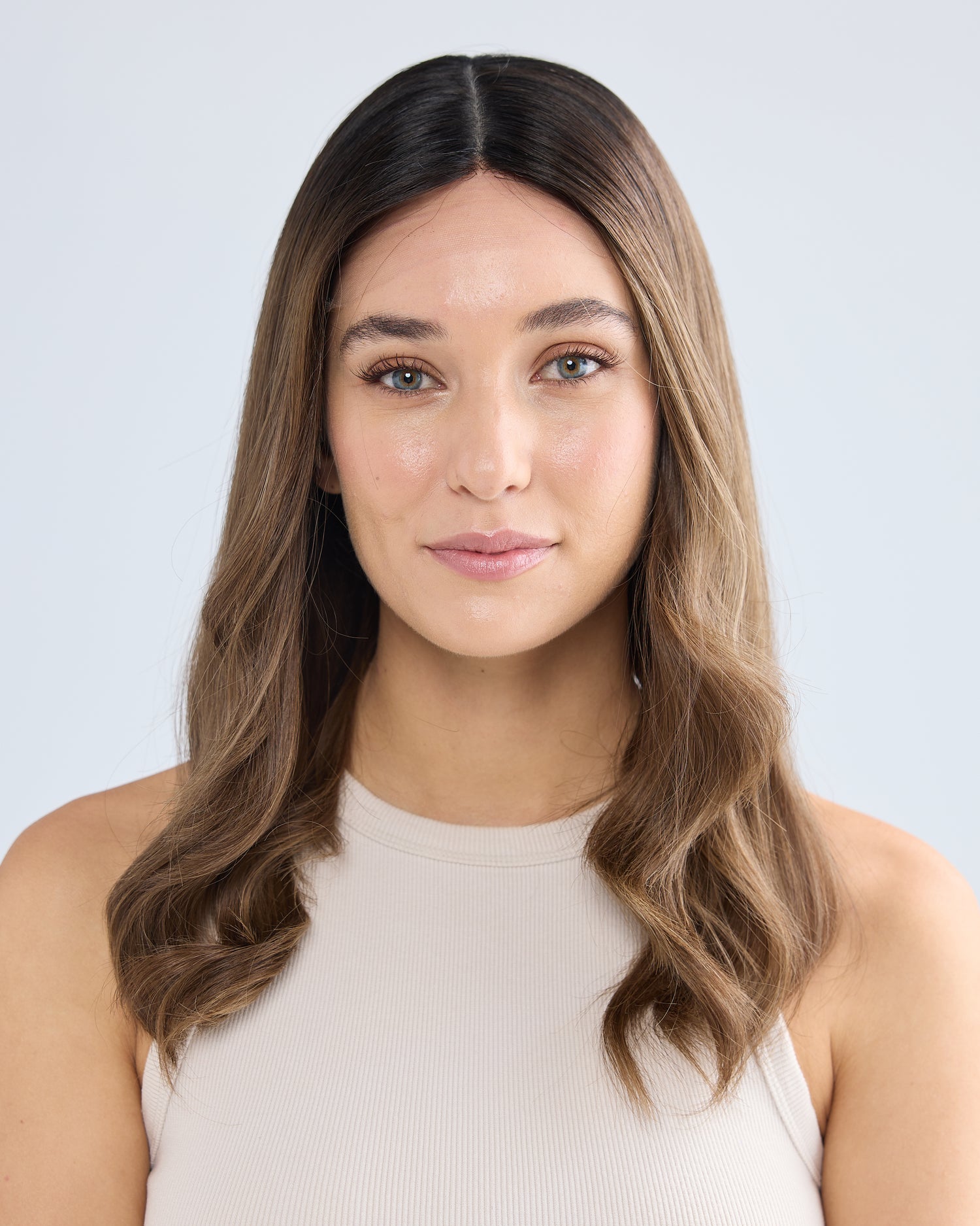 DIMENSIONAL BALAYAGE BRUNETTE // GAME CHANGER WIG // 20 INCHES // M CAP