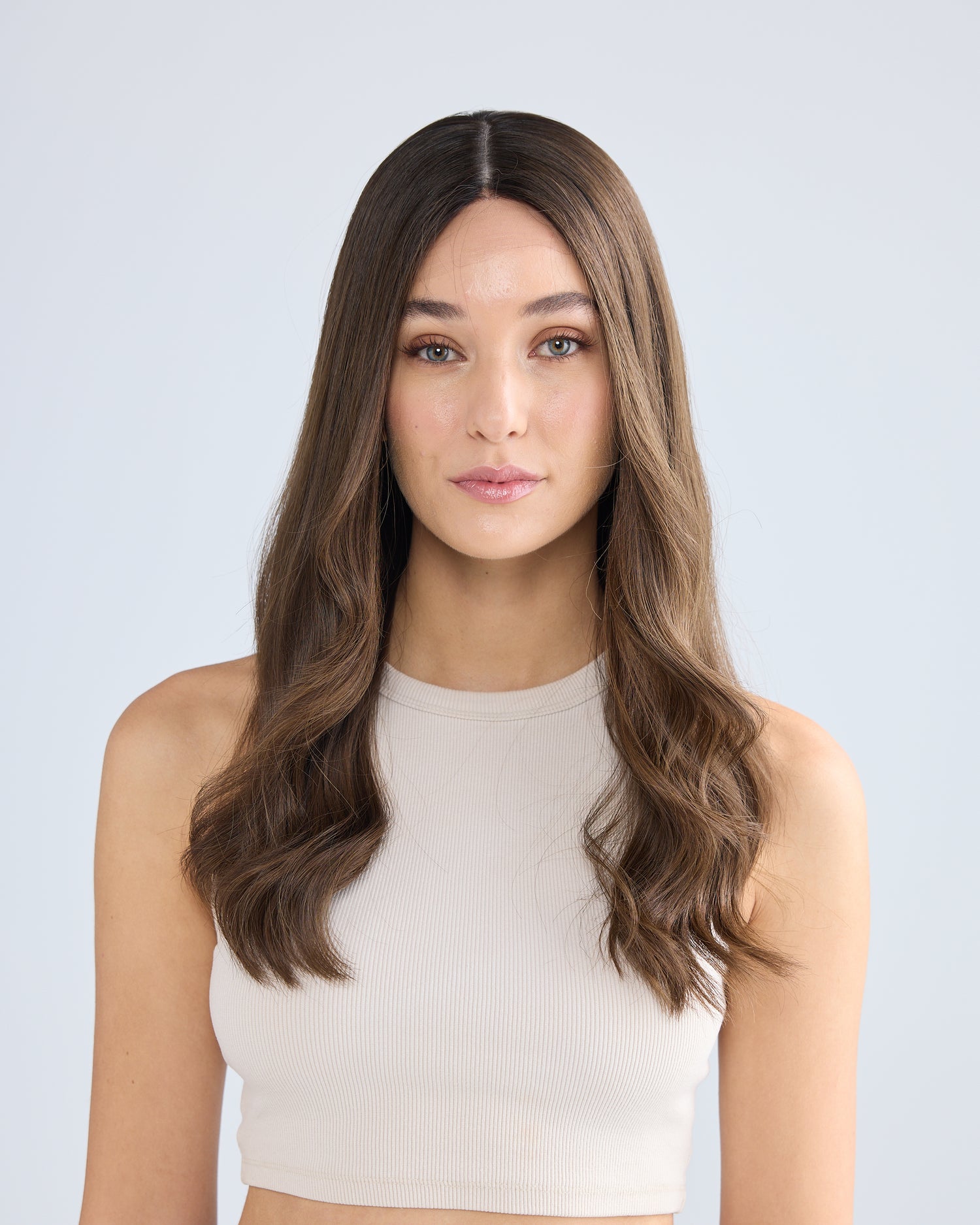 DIMENSIONAL MEDIUM BRUNETTE // GAME CHANGER WIG // 24 INCHES // XS CAP