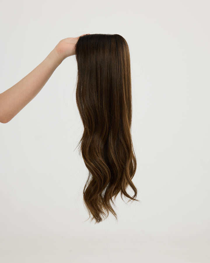 DEEP MOCHA // GAME CHANGER WIG // 20 INCHES // S CAP