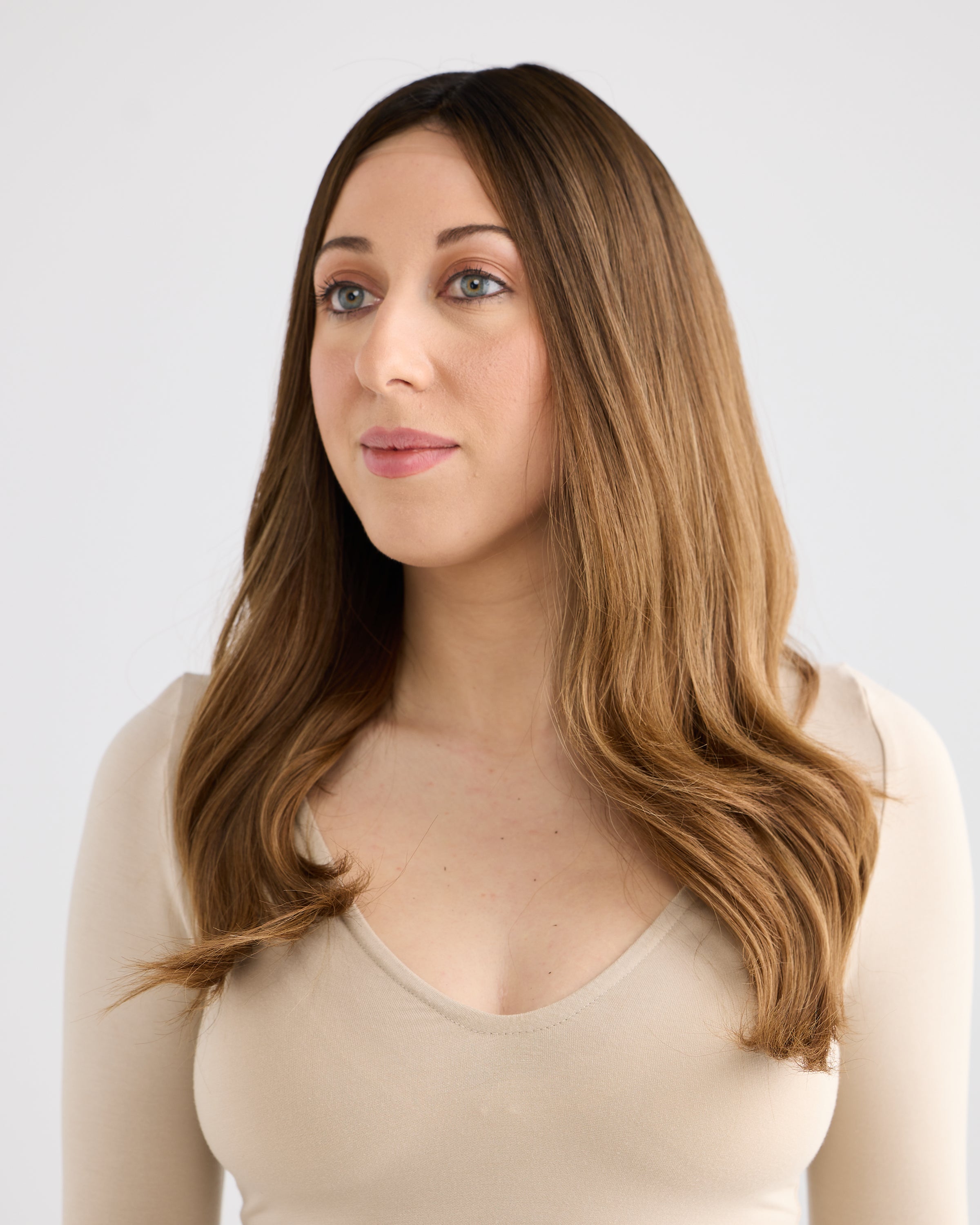DARK MOCHA BALAYAGE // GAME CHANGER WIG // 22 INCHES // M CAP