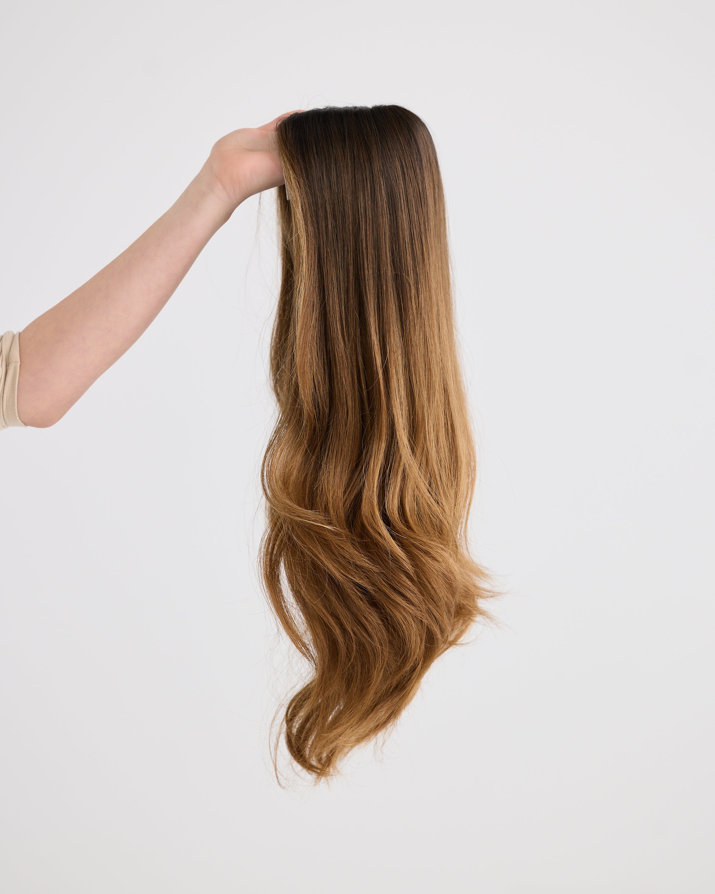 DARK MOCHA BALAYAGE // GAME CHANGER WIG // 22 INCHES // M CAP
