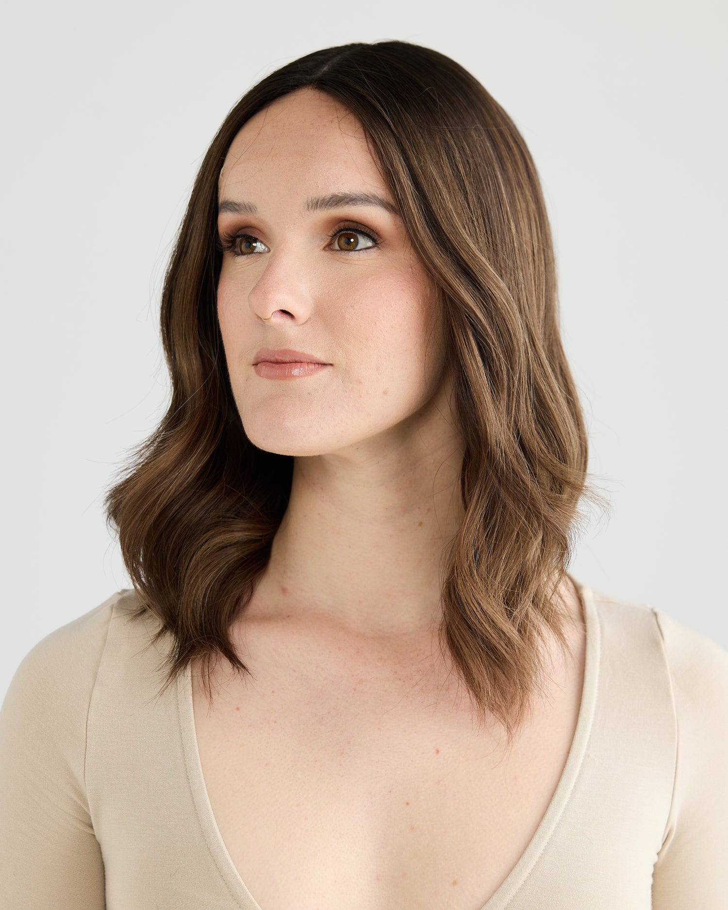 ASHY BRUNETTE DREAM // GAME CHANGER WIG // 16 INCHES // M CAP