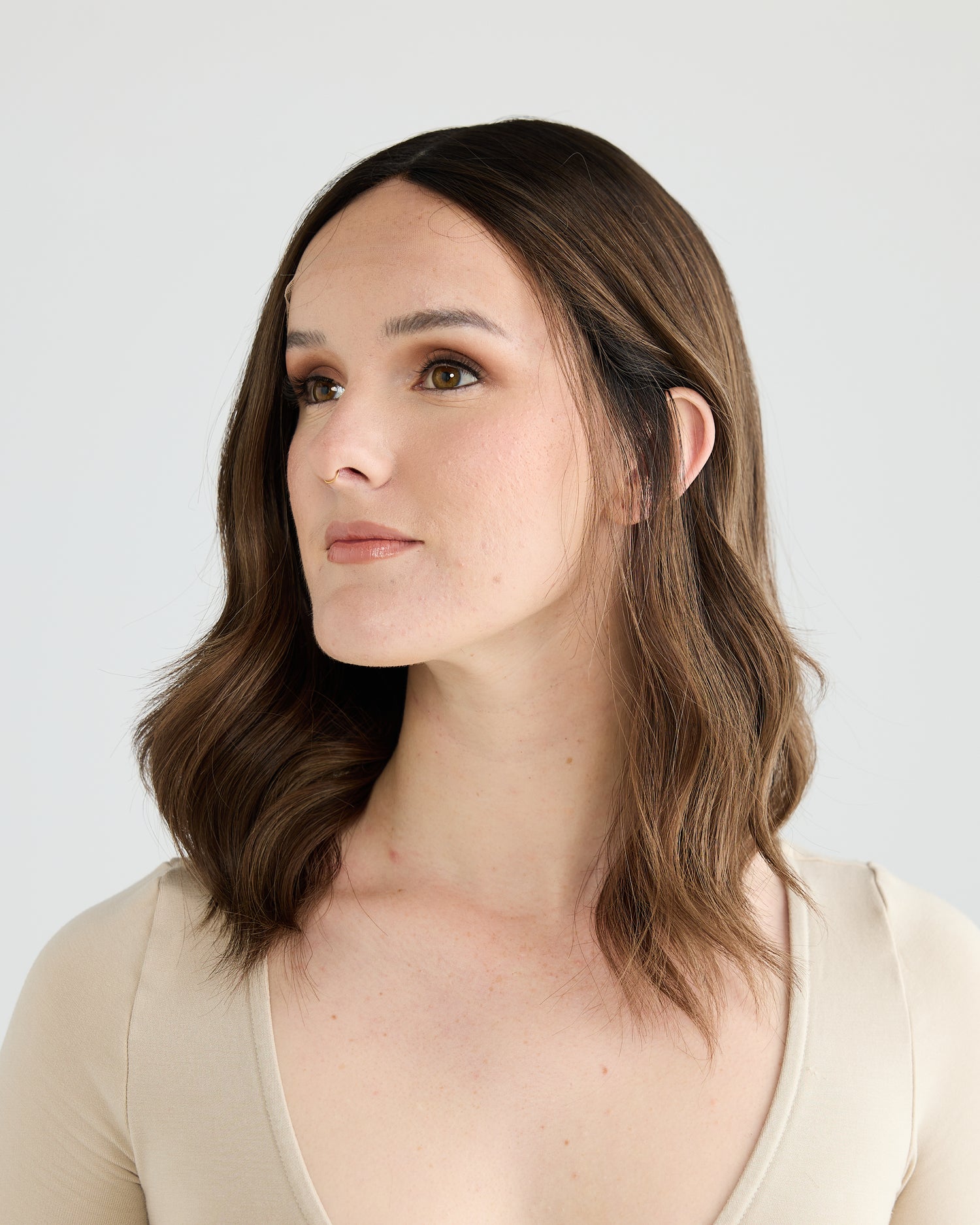 ASHY BRUNETTE DREAM // GAME CHANGER WIG // 16 INCHES // M CAP
