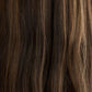 DARK HIGHLIGHTED BRUNETTE // GAME CHANGER WIG // 20 INCHES // S CAP