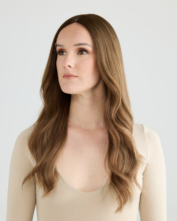 MOCHA BALAYAGE // GAME CHANGER WIG // 24 INCHES // M CAP