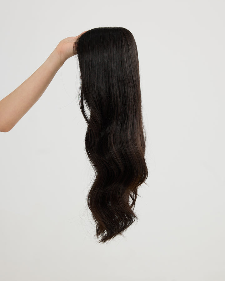 NATURAL BLACK // GAME CHANGER WIG // 22 INCHES // S CAP