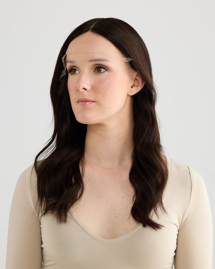 NATURAL DARKEST BRUNETTE // GAME CHANGER WIG // 20 INCHES // S CAP