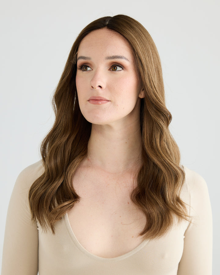 SOFT HAZELNUT BRUNETTE // GAME CHANGER WIG // 20 INCHES // M CAP