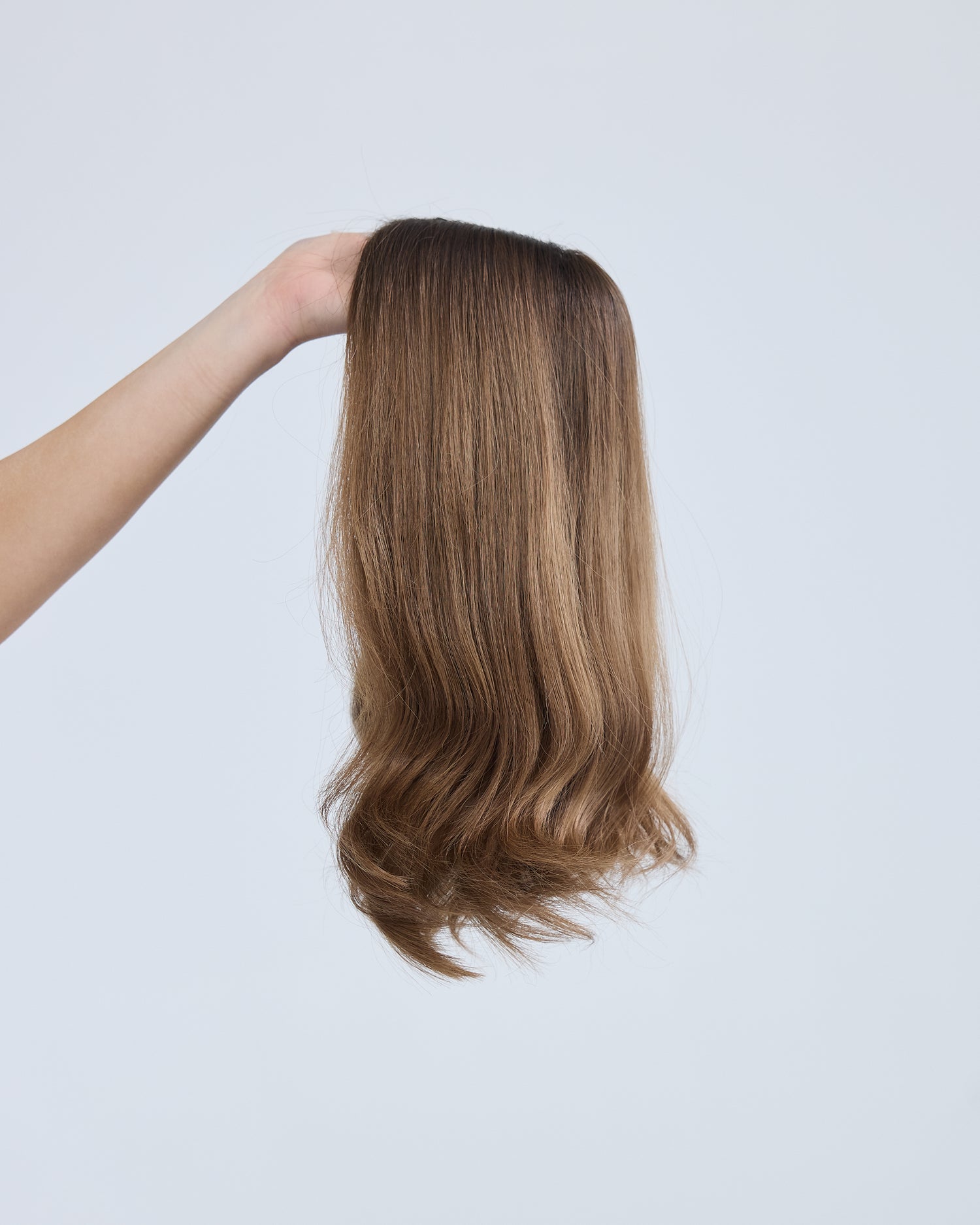 NEUTRAL BRUNETTE MELT // GAME CHANGER WIG // 16 INCHES // XS CAP