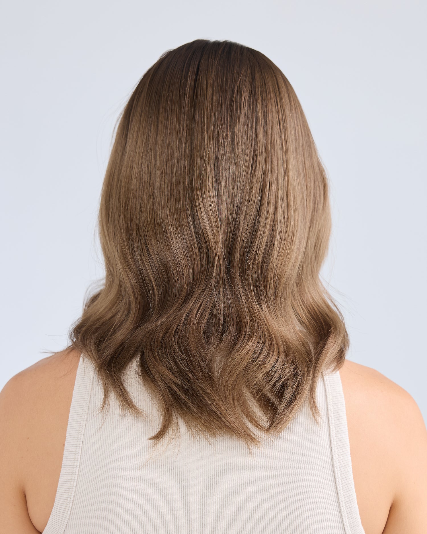 NEUTRAL BRUNETTE MELT // GAME CHANGER WIG // 16 INCHES // XS CAP