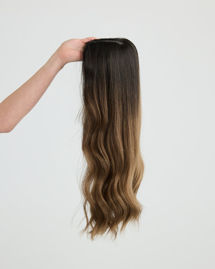 DARK ASHY BRUNETTE // GAME CHANGER WIG // 20 INCHES // S CAP