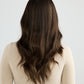 DARK HIGHLIGHTED BRUNETTE // GAME CHANGER WIG // 22 INCHES // S CAP