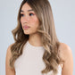 ASH LIGHT BRUNETTE // LUXE WIG // 24 INCHES // M CAP