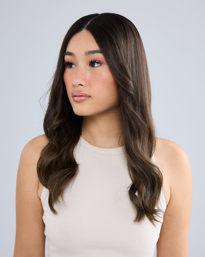 ASH BRUNETTE MELT // LUXE WIG // 22 INCHES // M CAP