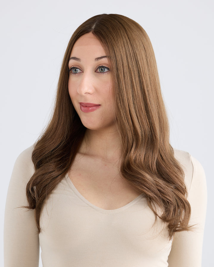 SOFT HAZELNUT BRUNETTE // GAME CHANGER WIG // 22 INCHES // XS CAP