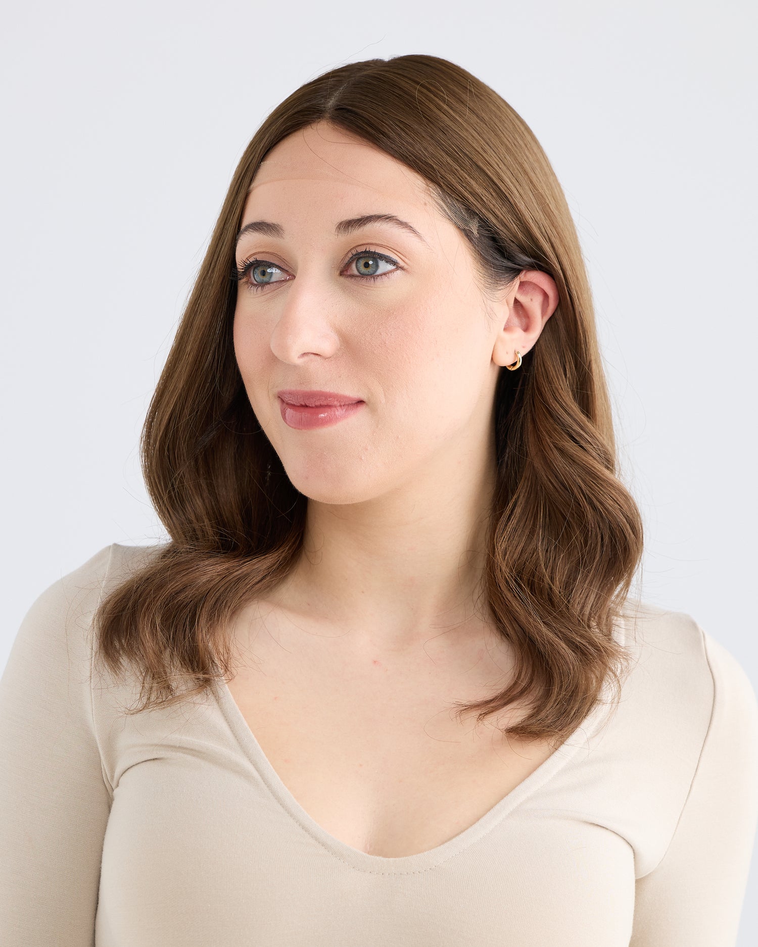 SOFT LIGHT BRUNETTE // GAME CHANGER WIG // 16 INCHES // M CAP