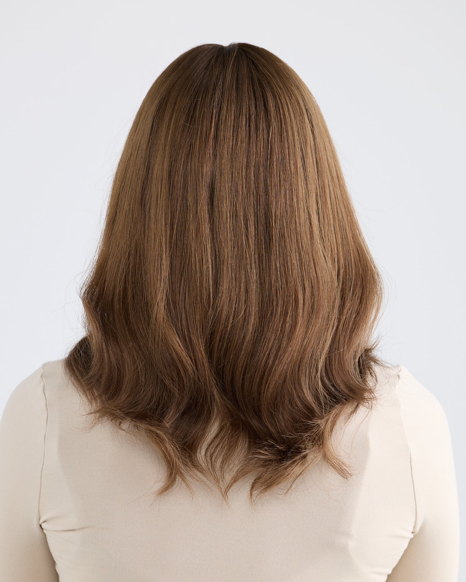 SOFT LIGHT BRUNETTE // GAME CHANGER WIG // 16 INCHES // M CAP