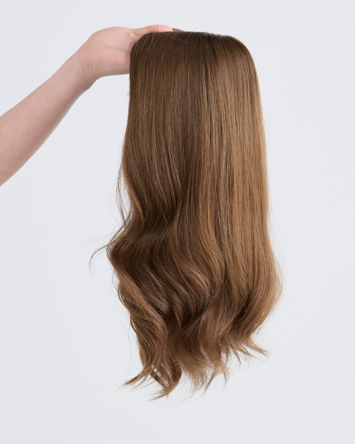 SOFT LIGHT BRUNETTE // GAME CHANGER WIG // 16 INCHES // M CAP