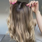 Classic Blonde Balayage 8x8 20 Inches Topper