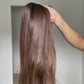 Ashy Dimensional Brunette 9x9 22 Inches Topper