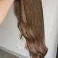 Neutral Brunette Balayage 8x8 24 Inches Topper