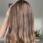 Ashy Brunette Balayage 8x8 20 Inches Topper