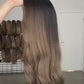 Warm Brunette Ombre 7x7 18 Inches Topper