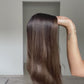 Dark Brunette Balayage 7x7 18 Inches Topper