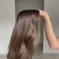 Soft Highlighted Brunette 8x8 18 Inches Topper