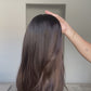 Ashy Brunette Balayage 7x7 16 Inches Topper