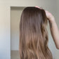 Warm Brunette Balayage 8x8 20 Inches Topper