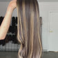 DARK HIGHLIGHTED BALAYAGE // GAME CHANGER WIG // 20 INCHES // M CAP